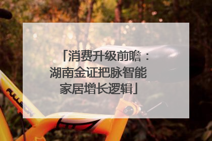 消费升级前瞻：湖南金证把脉智能家居增长逻辑