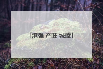 港强 产旺 城盛