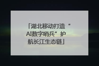 湖北移动打造“AI数字哨兵”护航长江生态链