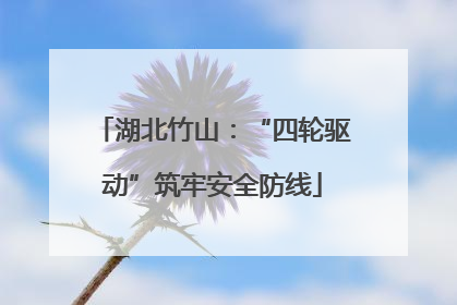 湖北竹山：“四轮驱动”筑牢安全防线