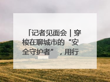 记者见面会｜穿梭在聊城市的“安全守护者”，用行动诠释城市文明“移动坐标”的温暖力量
