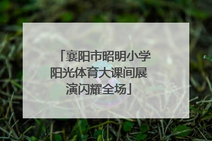 襄阳市昭明小学阳光体育大课间展演闪耀全场