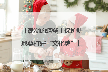 观潮的螃蟹丨保护耕地要打好“文化牌”