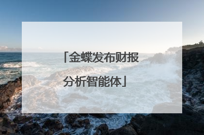金蝶发布财报分析智能体