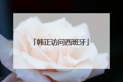 韩正访问西班牙