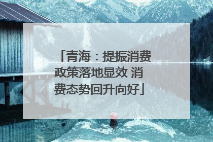 青海：提振消费政策落地显效 消费态势回升向好