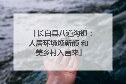 长白县八道沟镇：人居环境焕新颜 和美乡村入画来