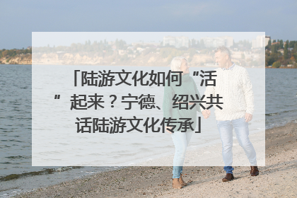 陆游文化如何“活 ”起来？宁德、绍兴共话陆游文化传承
