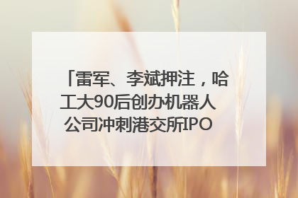 雷军、李斌押注，哈工大90后创办机器人公司冲刺港交所IPO｜IPO直通车
