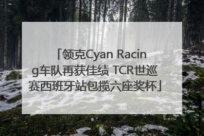 领克Cyan Racing车队再获佳绩 TCR世巡赛西班牙站包揽六座奖杯