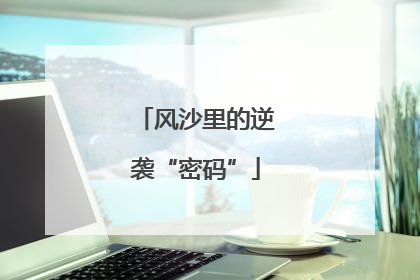 风沙里的逆袭“密码”
