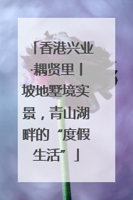 香港兴业·耦贤里丨坡地墅境实景，青山湖畔的“度假生活”