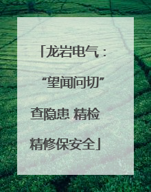 龙岩电气：“望闻问切”查隐患 精检精修保安全