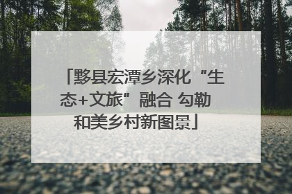 黟县宏潭乡深化“生态+文旅”融合 勾勒和美乡村新图景