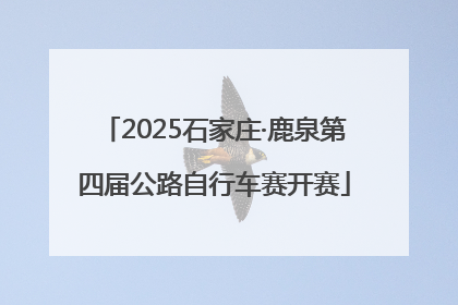 2025石家庄·鹿泉第四届公路自行车赛开赛